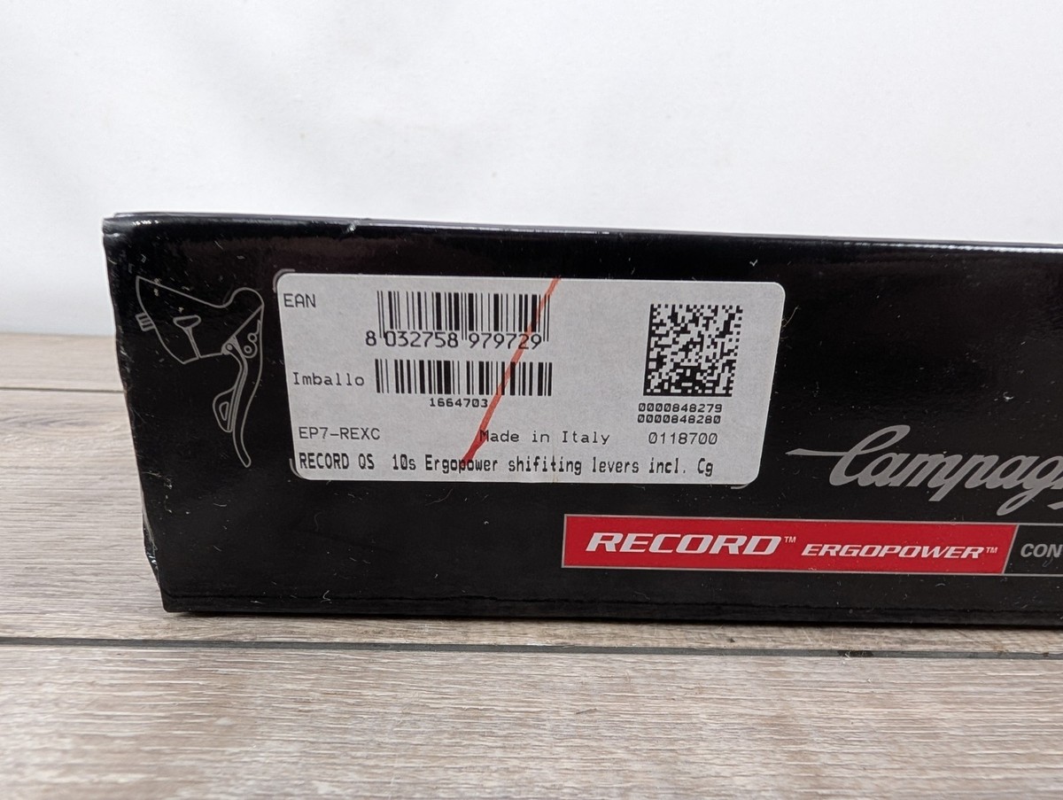 NOS Campagnolo Record QS Ultra 10-Speed ErgoPower Brake/Shift