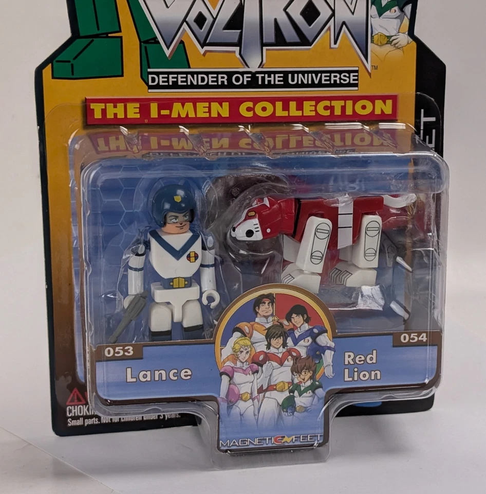 Toynami I-Men Voltron Defender of the Universe Lance & Red Lion Packaged - Image 2 of 3