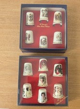  Royal Portrait Thimbles.St Georges. Boxed.