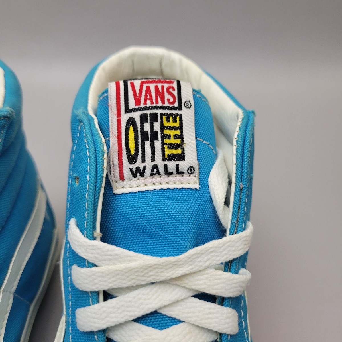 90s Vintage VANS　SK8-HI made in USA Vintage Vans Sk8-Hi, Made In USA,Size 4 Boys, I Bought Them