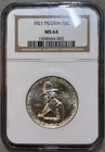 1921 Prigrim Half Dollar 50C NGC MS64