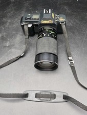 Canon T70 35mm SLR Film Camera w Tokina SD 35-200mm f/3.5-4.5 Lens