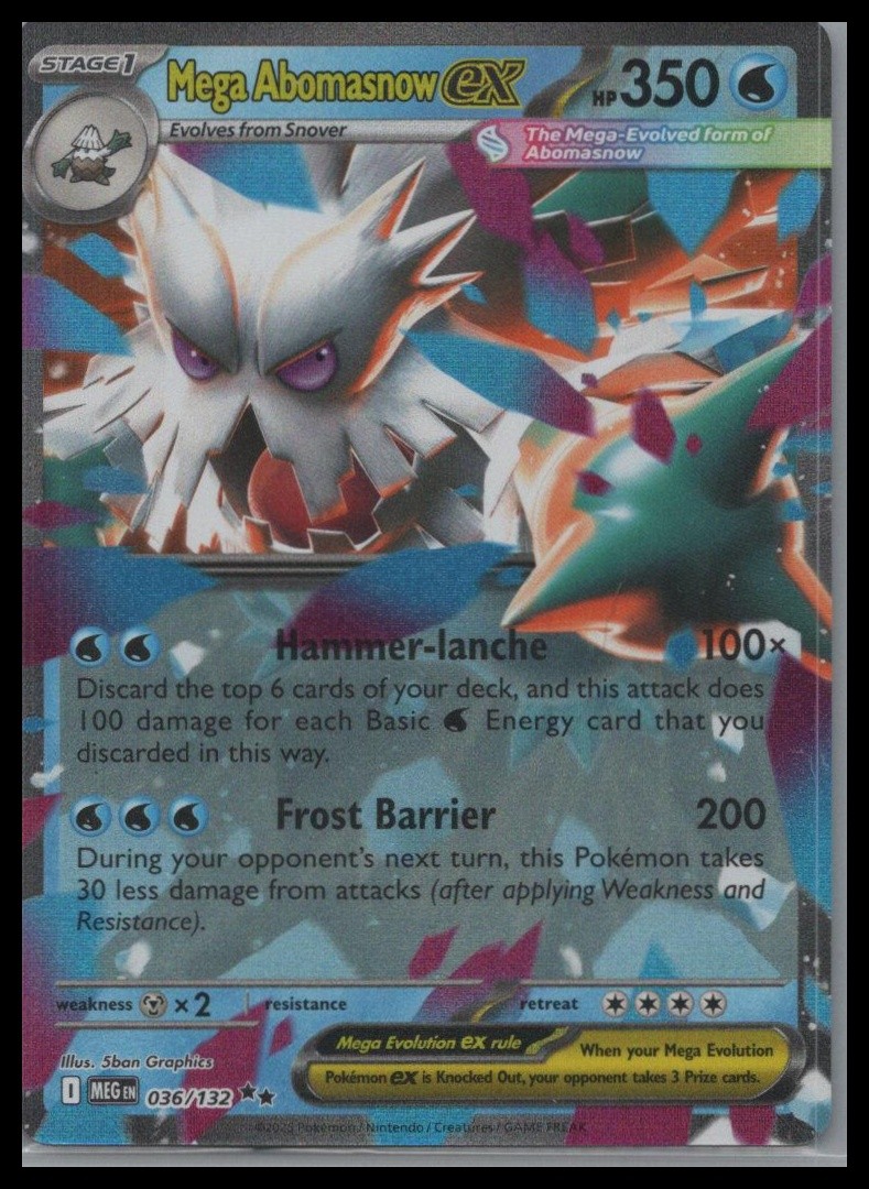 ME01: Mega Evolution #036/132 Mega Abomasnow ex