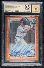 2020 Bowman Orange Refractor 14/25 Stephen Paolini BGS 9.5 GEM MINT Auto 0l2