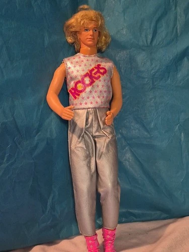 1986 Barbie And The Rockers Ken Doll 12in