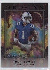 2023 Panini Origins Rookies Holo Silver 56/75 Josh Downs #128 3hd