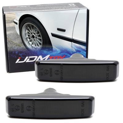 Euro Smoke Front Bumper Side Marker Lens For BMW 1996-03 E39 525 528 530 540 M5