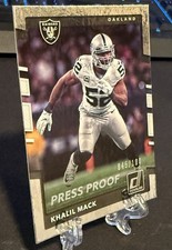 2017 Khalil Mack #269 Donruss Press Proof /100 Raiders