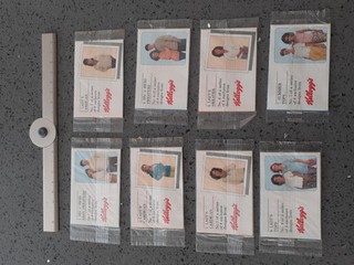 KELLOGG'S CEREAL Giveaway Trade Set Featuring Knitting Patterns From The 90s