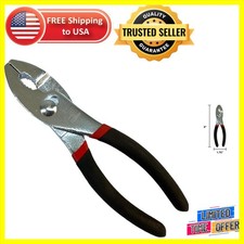Ergonomic Slip Joint Pliers 6” - Fine and Coarse Grip Teeth in Carbon Steel