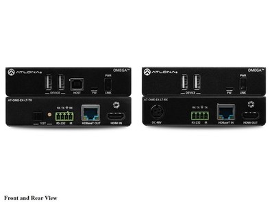 Atlona AT-OME-EX-KIT-LT Omega 4K/UHD HDMI HDBaseT Extender (Tx/Rx) Kit with USB