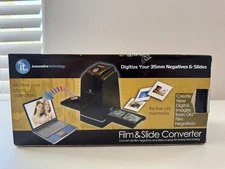 35mm Film & Slide Scanner Converter to Digital – w/ Cables & Holders (ITNS-300)