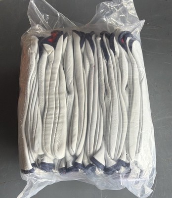 12 Pair Pack, Cowhide Grain Leather Drivers, Work Safety Gloves Lined Radnor XL