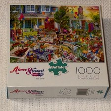 Buffalo Aimee Stewart Yard Sale 1000 Piece Jigsaw Puzzle 91520 Multicolor