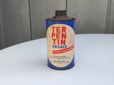 Leere Dose Terpentin Ersatz 0,5 Liter Blechdose Vintage 60er Leer Reklame