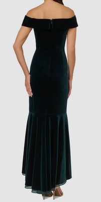 adrianna papell green velvet dress Buy Adrianna Papell Green Velvet Column Gown from Next USA