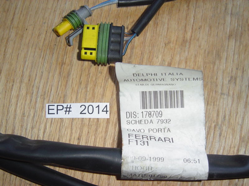 Ferrari 360 Modena Door Wiring Cables / Harness #178709