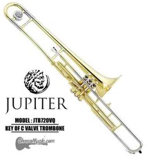 Jupiter C Valve Trombone Rose brass 720VQ New W/case