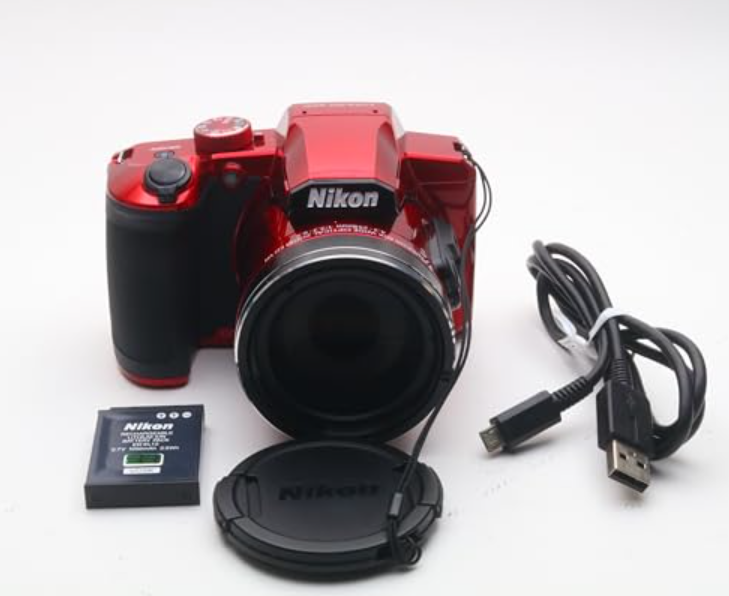 Nikon　COOLPIX B600 RED Nikon COOLPIX B600 Digital Camera (Red) + Extra Battery +