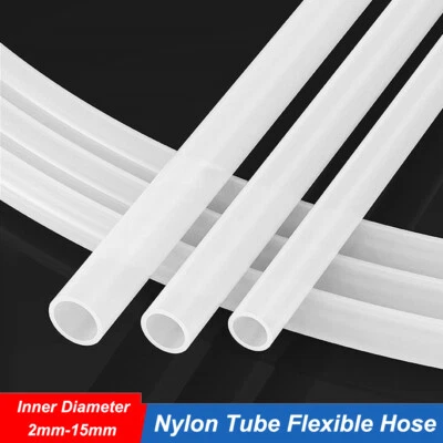 Nylon Tube Flexible Hose, Clear/Black Air Ride Pneumatic Inner Diameter 2mm-15mm