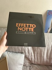 Emis Killa Effetto Notte LP VINILE Leaflet AUTOGRAFATO