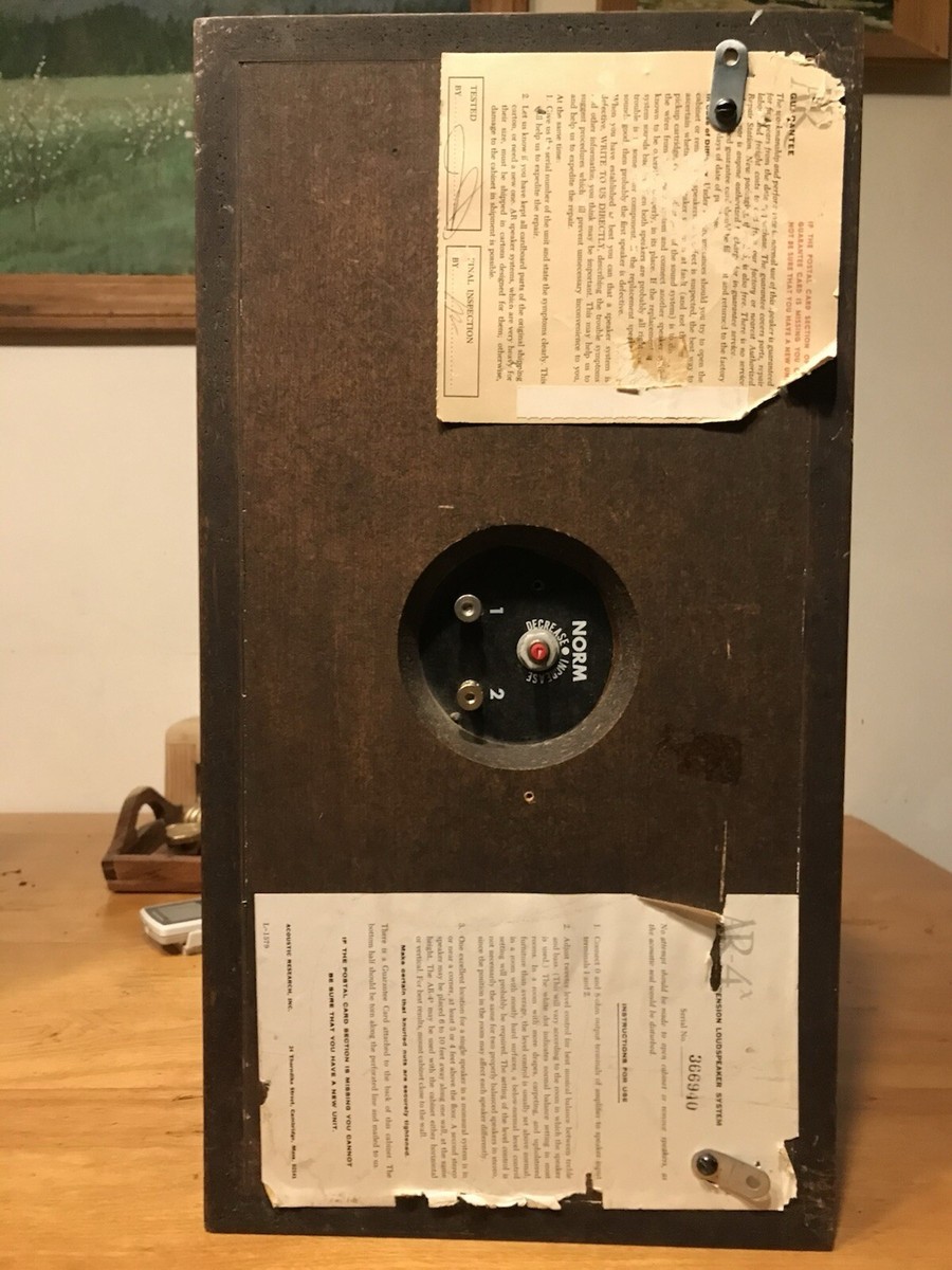 Acoustic Research AR-4x | eBay