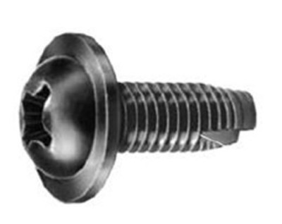 50 Thread Cutting License Plate Screws Compatible with Hyundai