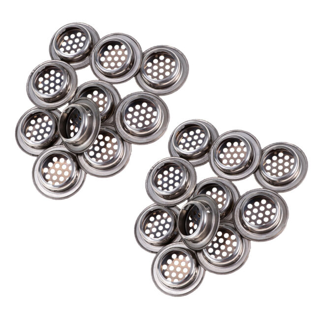 20pcs Vent Mesh Hole Stainless Steel Air Vent Louver Kitchen for Restaurant 20pcs Vent Mesh Hole Stainless Steel Air Vent Louver Kitchen for Restaurant