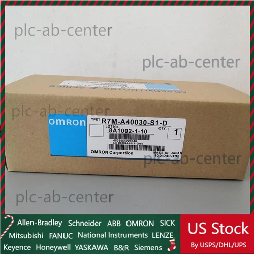 Omron R7M-A40030-S1-D Servo Motor New One Fast Shipping R7MA40030S1D