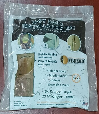 EZ-HANG Door Window Installation Kit Quick Easy Hanging Bracket System
