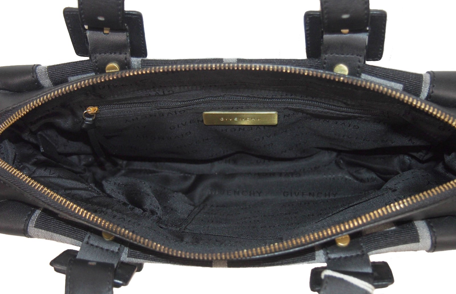 GIVENCHY  Logo Canvas Leather Handbag  — image 8