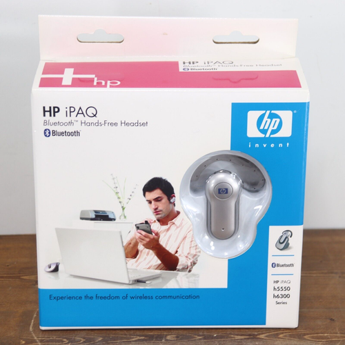 HP iPAQ Bluetooth Hands-Free HEADSET, Mono, NEW in BOX!  Use with any Bluetooth! - Photo 1 sur 3
