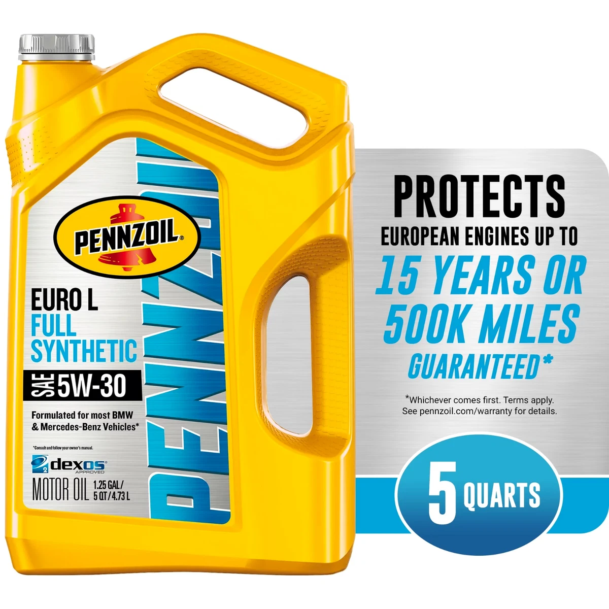 Pennzoil Platinum Full Synthetic Motor Oil, Sae 5W30, Gal, 56 OFF