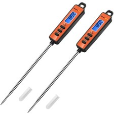 2Pcs ThermoPro Instant Read Meat Thermometer,...