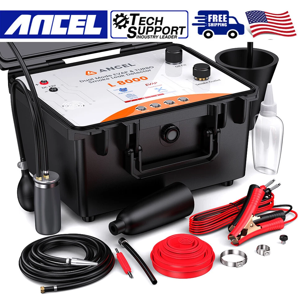 Testador de vazamento de fumaça automotivo EVAP máquina detector de fumaça sistema turbo analisador - Imagem 2 de 4