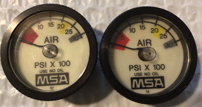 2-MSA 15 Pressure Gauge PSI X 100 Part #SP0498