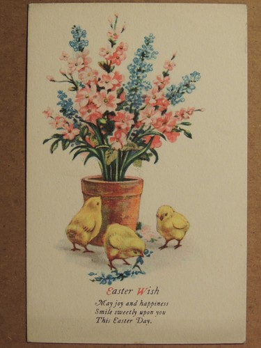 Choose One Vintage Easter Post Card, 13 Different Scenes of Chicks and Birds - Picture 5 of 13