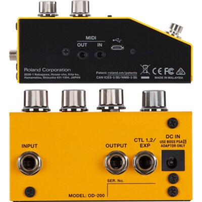 Brand New]BOSS OD-200 Hybrid Drive Pedal Distortion and Overdrive
