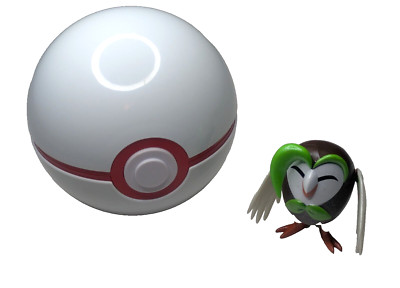 2022 Nintendo Pokemon Evolution Dartix 3'' Owl battle figure + Pokeball (empty)