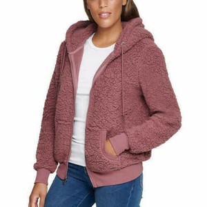 mauve sherpa jacket