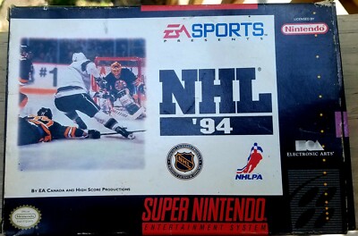 Cover Art Nhl 94 Snes NHL 94 (Super Nintendo Entertainment System