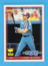 2011 Topps 60 Years of Topps Larry Walker 60YOT-99 All-Star Rookie Trophy