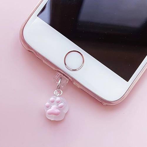 1PC Cute Cat Claw Phone Dust Plug Pendant For Phone Samsung Type-C Interface - Zdjęcie 4 z 13