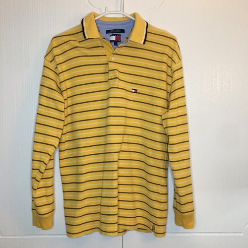 yellow tommy hilfiger polo