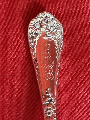 Wellesley by International Sterling Silver .925 Teaspoon 5-5/8" Monogram DM S1 - Picture 2 of 6