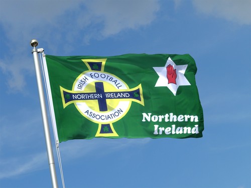 Ve Day 2025 🇬🇧 Northern Ireland Red Hand of Ulster & Union Jack Flags 🇬🇧 - Picture 20 of 28