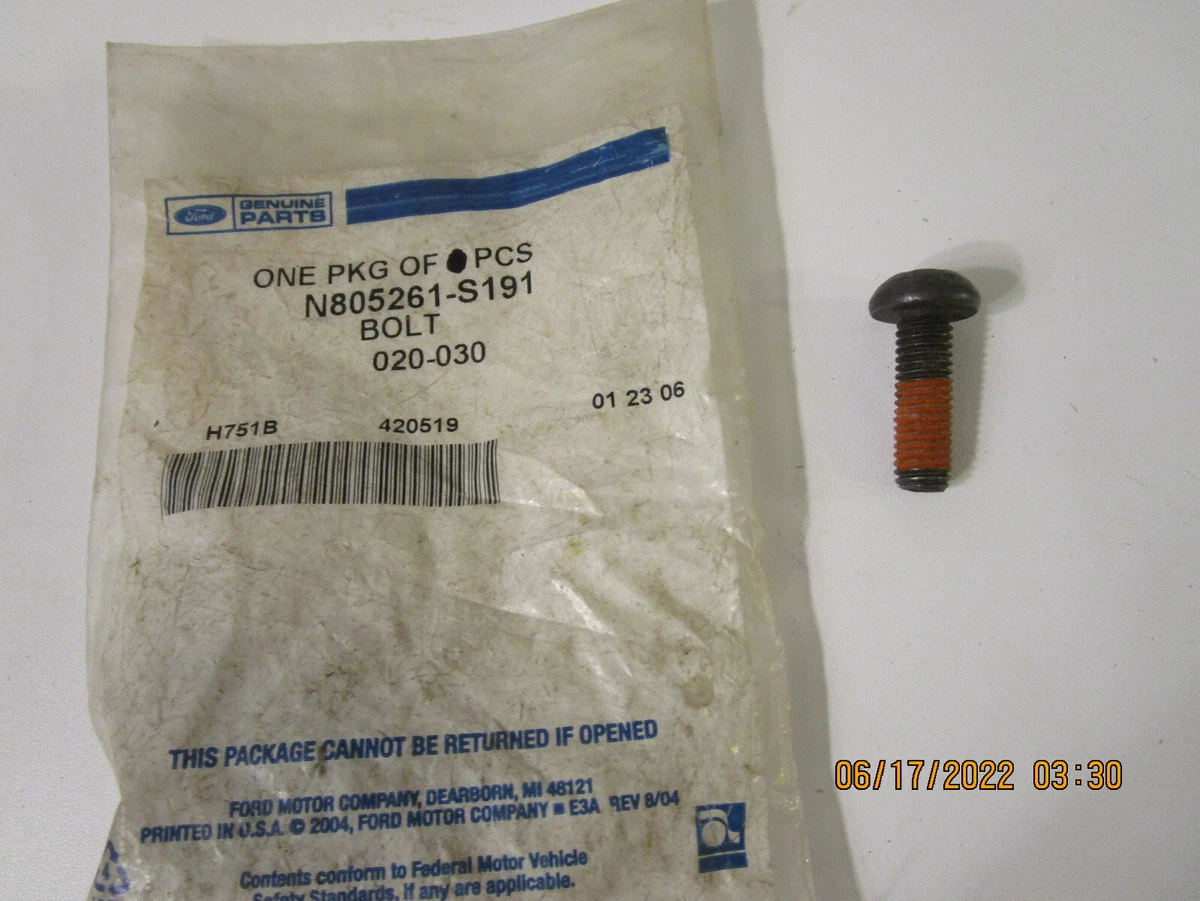 5 Genuine Ford OEM -N805261-S191 Bolts (5 pack) | eBay 