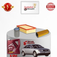 Inspektionskit Filter Und ÖL Audi A6 C5 2.5 Tdi V6 110KW 150CV 1998->