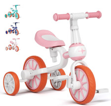 YMINA 4-in-1 toddler kids children outdoor tricycle bicycle trike ride-on toy