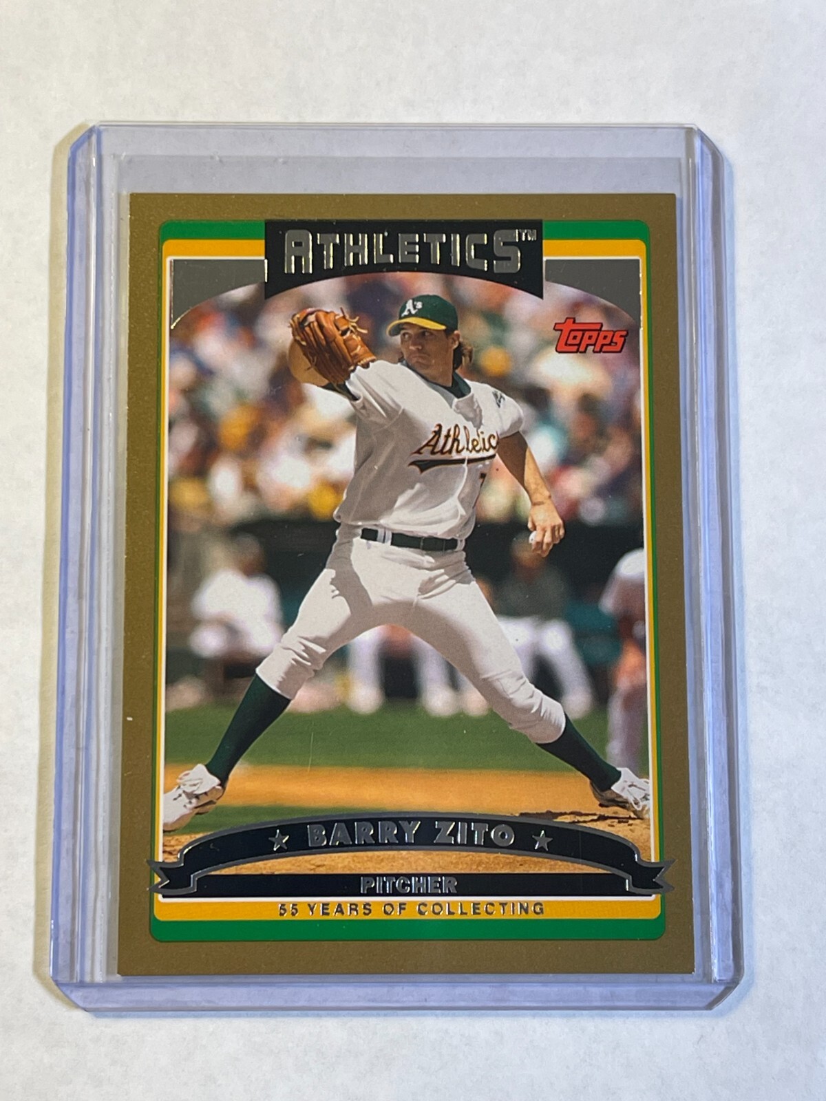2006 Topps Gold Border Parallel SP #ed /2006 - #178 Barry Zito Oakland Athletics